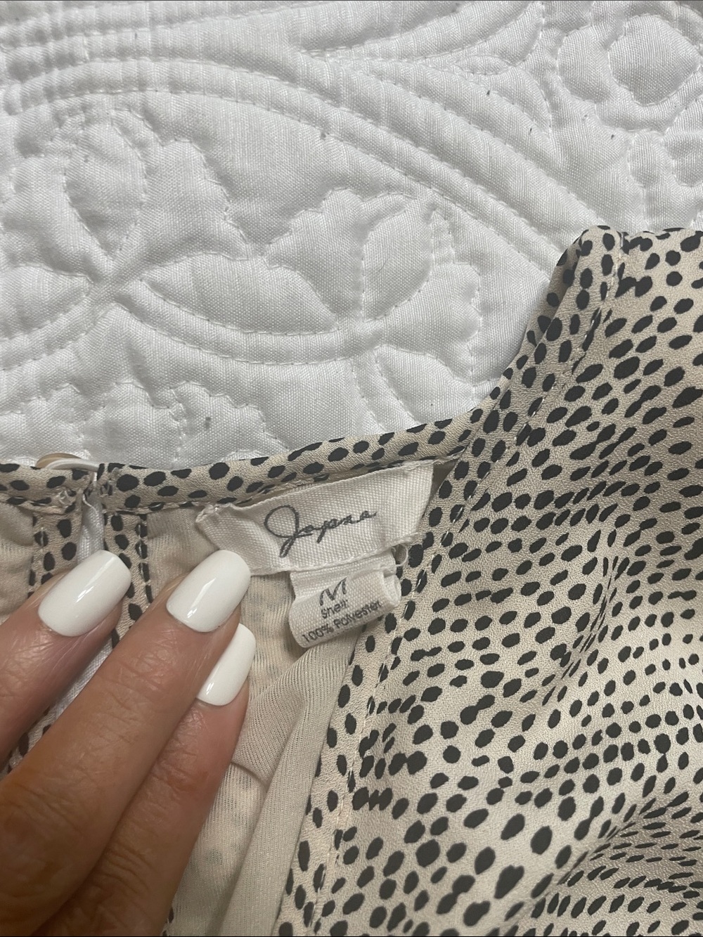 Japna Cream and Black Printed Wide-Leg Jumpsuit - Picture 2 of 4